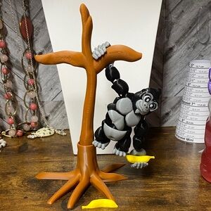 Gorilla Toy with Yellow Bananas